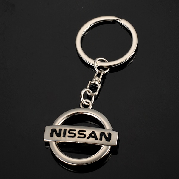 Auton avaimenperä Nissan avaimenperä avaimenperä hopea【HY】