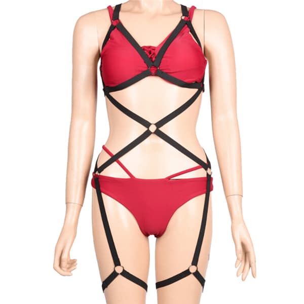 Sort Fuld Krop Ny Dame Kropssele BH Bur Top Undertøj-FX-