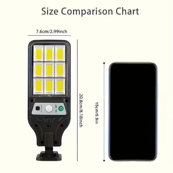 4-pakning Solar LED Vegglampe Bevegelsessensor Utendørs Sikkerhetslampe 4-Pack Beige