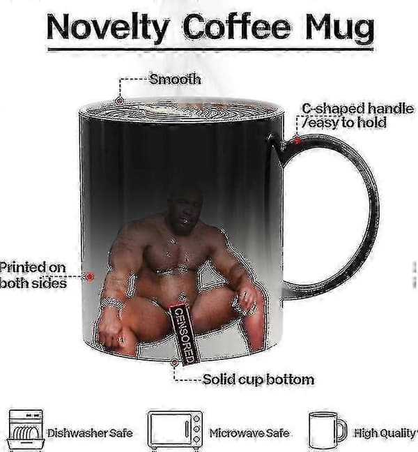 Färgskiftande kaffekopp, personlig magisk mugg, glad h-FX-