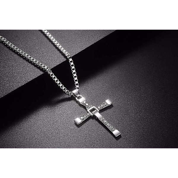 Necklaces & Pendants for Men FashionFilm Jewelry Fast And The Furious Classic Cross Pendant Necklace