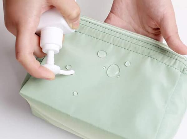 Lille sammenfoldelig kompakt toilettaske makeuptaske japansk stil C-FX-