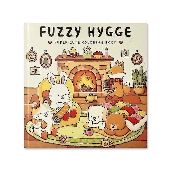 Little Corner/Cozy Friends/Spooky Cutie/Comfy Days/Fuzzy Hygge/Girl Moments Söpö & Mukava Värityskirja Aikuisille ja Teini-ikäisille E