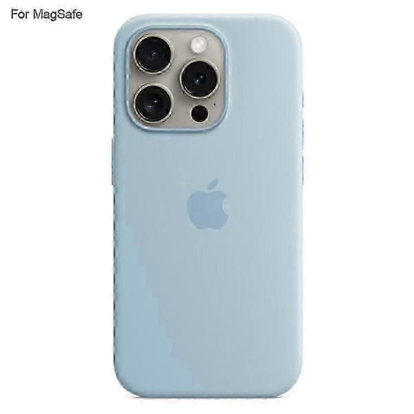 Til iPhone 15 Pro Cover med Magsafe - Flydende Silikone Cover -yt4-dzjm2-FX-