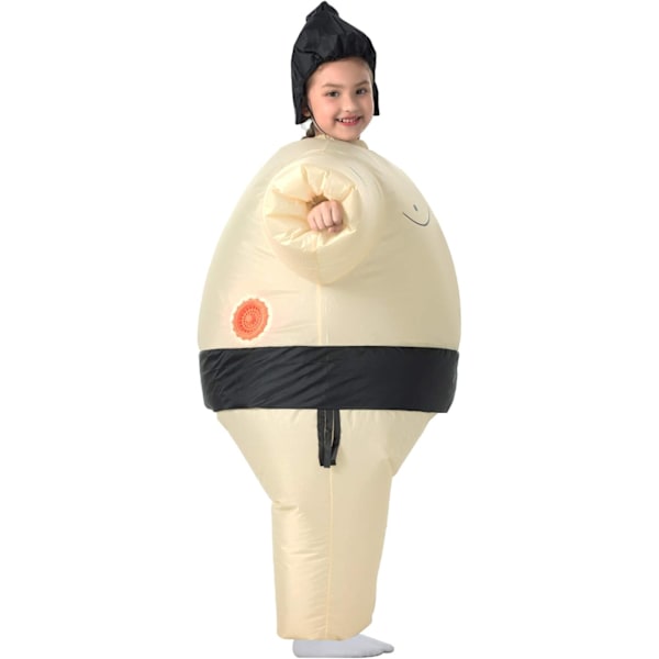 Sumobrottare Kostym, Uppblåsbar Kostym Sumobrottare Dräkt Uppblåsbar Kostym, Blås upp Kostym Halloween Cosplay Kid