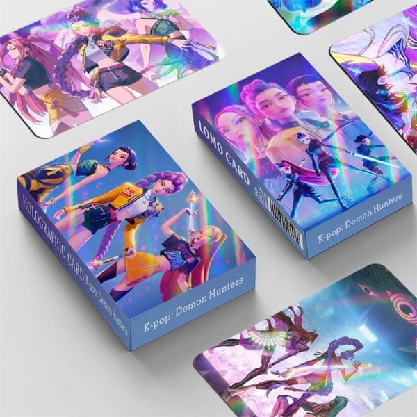30 K-Pop Demon Hunters Dobbeltsidede HD Flash Cards-FX-