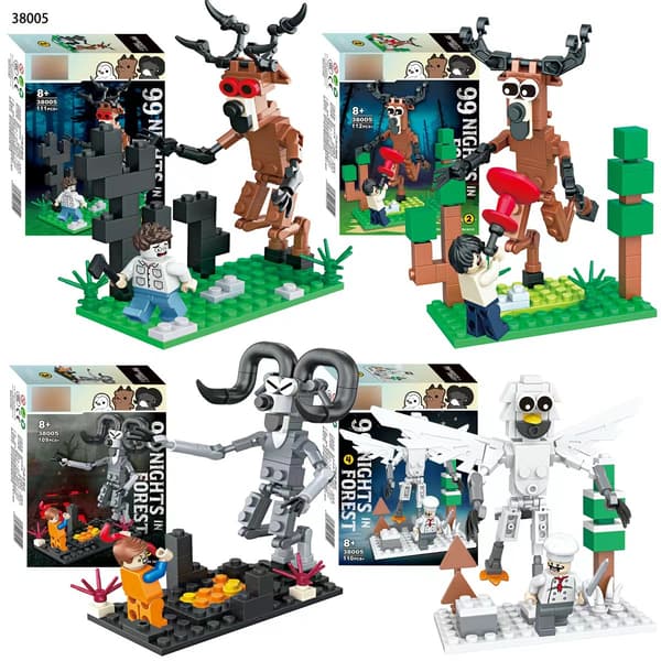 99 Nights in the Forest Monster Building Set | Character Model Blocks | Creative Assembly Toy*38005 four boxes*-FX-