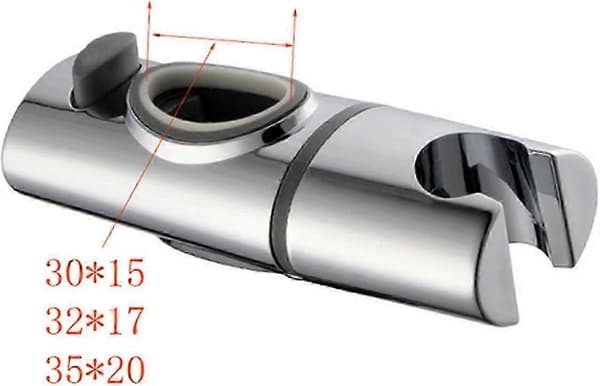 Duschfäste, Duschskena, Ersättningshandduschfäste Speciellt för Oval Skjutstång H-FX-