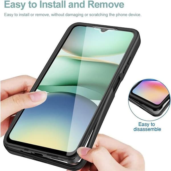 Heltäckande skal för Xiaomi Redmi A5 - Svart-FX-