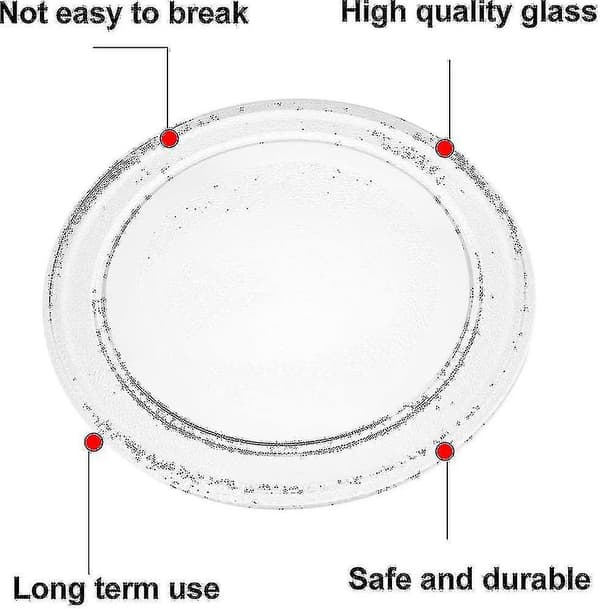 Universal roterende glasplade med holder, 245mm/24.5cm/9.65in-FX-