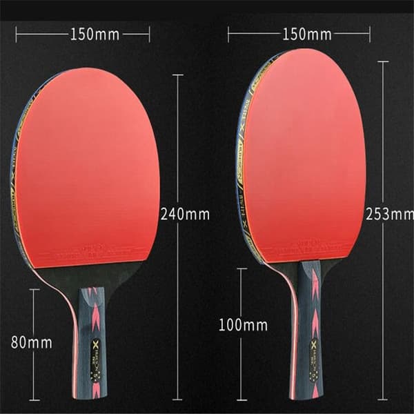 Professionellt 5-stjärnigt pingisracket i kolfiber - Bordtennis-FX-