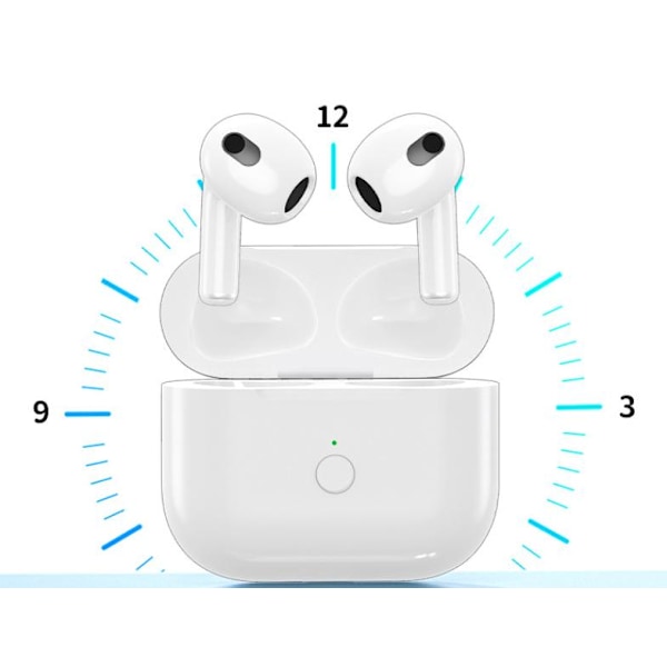 Korvaava langaton latauskotelo Airpod Pro:lle 680 Mah Kotelo Tukee Langatonta Latausta Valkoinen{HH}