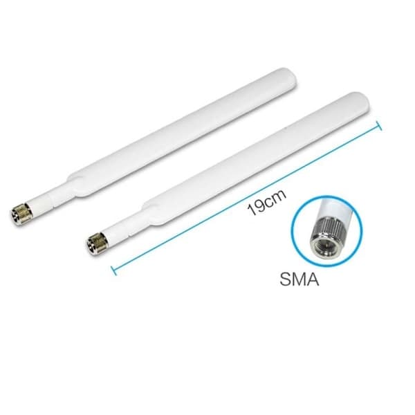 Extern 4G-antenn för Huawei B525 B535 B310 B315 Router 2 stycken vit-FX-