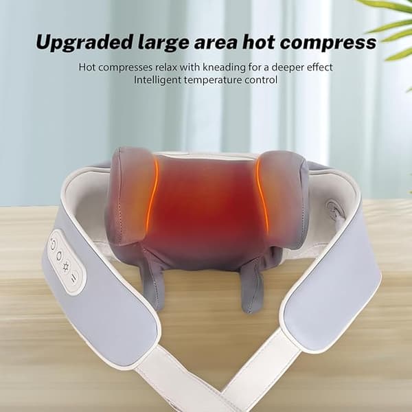 Elektrisk nack- och axelmassager, axel- och nackmassage-sjal-FX-