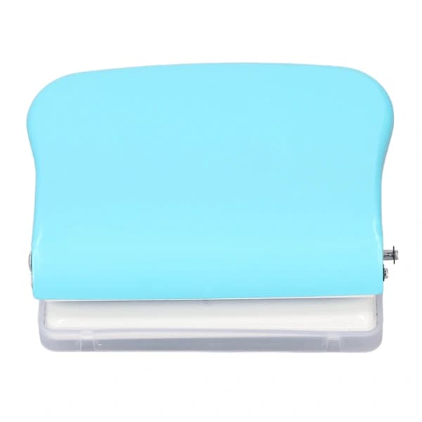 Paper Binding Machine Handheld Portable Spiral Binder A4 A5 A6 A7 Spiral Book Round Hole Puncher School Home Light Blue-FX-
