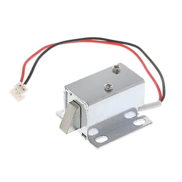 Mini elektromagnetisk solenoidlås sikkerhetsskap skuffelås-FX-