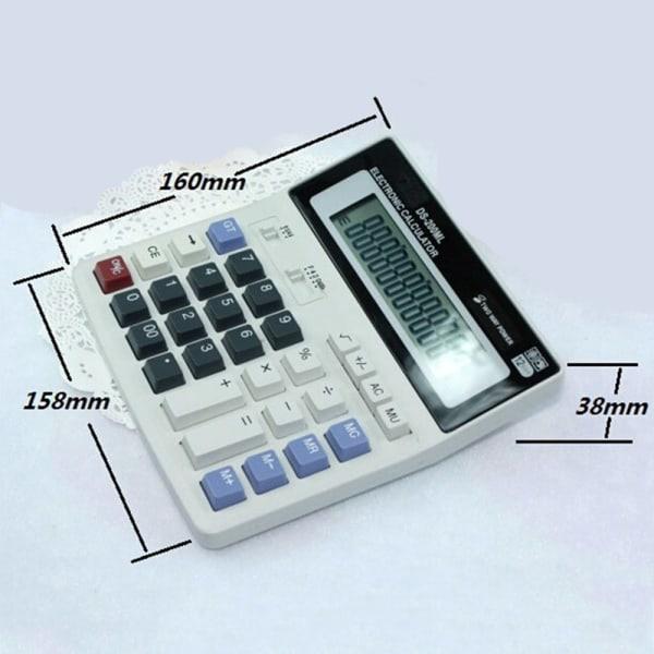 DS-200ML Classic Calculator - Large Buttons White-FX-