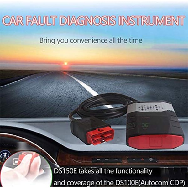 Paras DS150 Ajoneuvon Diagnostiikkatyökalu Bluetoothilla Kaksoiskortti Autocom TCS CDP Ohjelmisto 2020.23 Diagnostiikkatyökalu Erittäin Hyvä Black