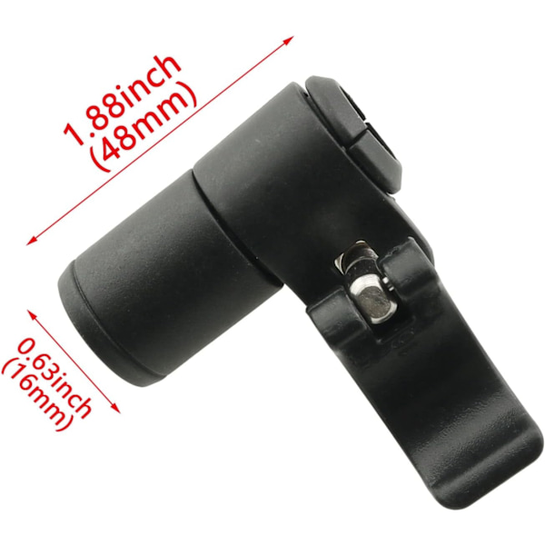 2 st 16mm Vandringsstavar Flip Lock Ersättning, Vandring Klättring Bergsklättring Vandringsstavar Tillbehör, Universella Tillbehör för Stav