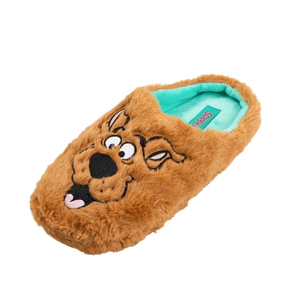 Scooby Doo Unisex Voksen Karakter Ansigt Hjemmesko 3 -4 Brun{YDE}-FX-