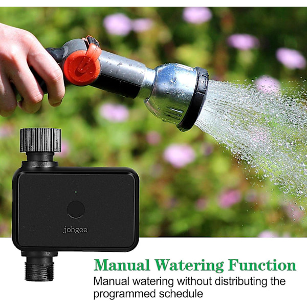 Wifi Bluetooth Automatisk Vanning, Vanningsur med Gateway, Vanningssystem, Dryppvanningsur, Vanntett, Vanning for Hage [kk]