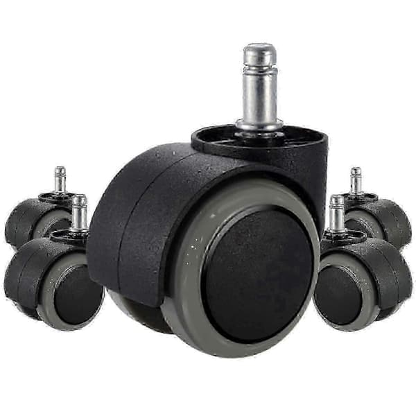 Replacement Wheels for IKEA Office Chairs 5-Pack 10mm x 22mm Silent Rolling Caster Set Universal Heavy Duty Swivel Casters-FX-