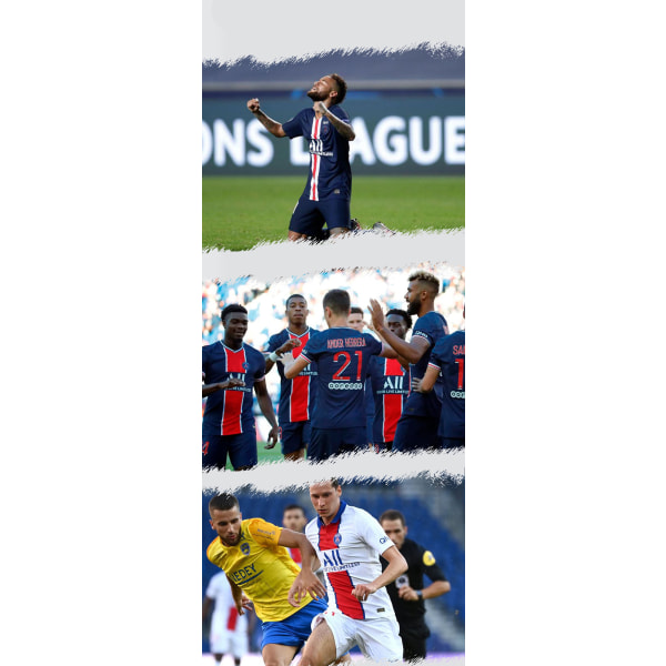 1. Neymar Jr Sæt Fodboldtrøjesæt NO.10 Voksne Børn Fodboldtrøjer size 22