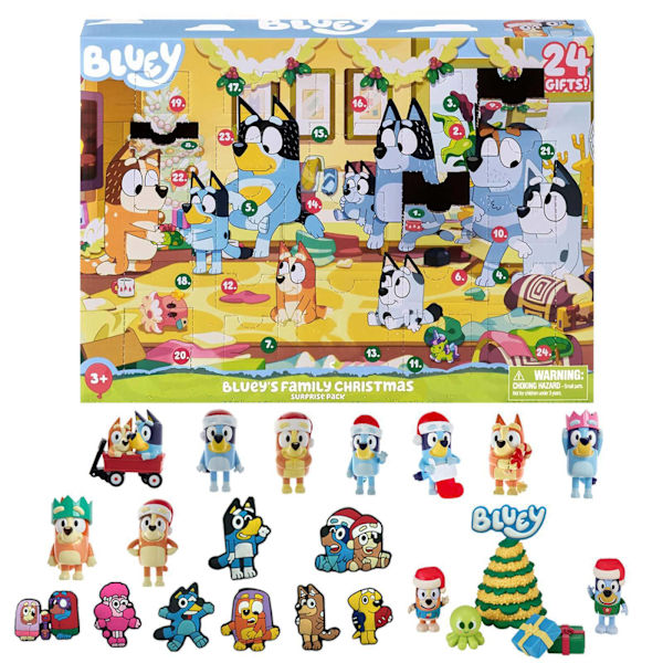 23-24 Joulun adventtikalenteri Lähtölaskenta Blind Box -lahjapeli 24 osaa 24 päivää 9