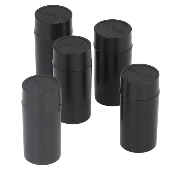 För patron svarta etiketter Pack 5 st bläckrulle Refill rullpatron 20 mm set kit för Mx5500 etikett