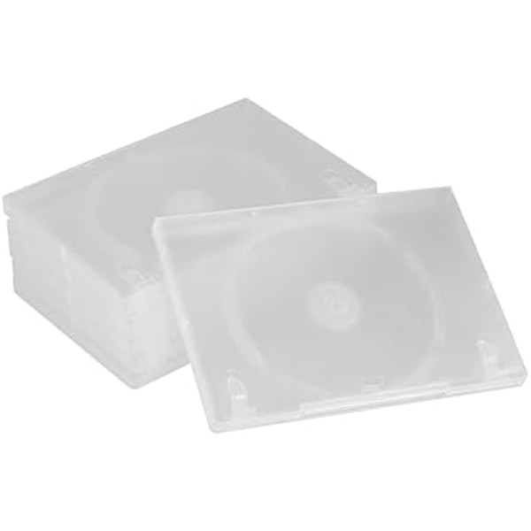6st Box Målarbok Rack Cd Jewel Cases Cd Organizer Bilställ Bil Cd Disk Hållare Plånbok DVD Hållare DVD Case Bilfäste Klar Cd Fodral Cd Case