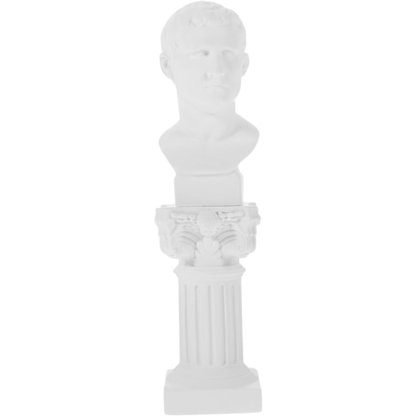1 set Staty Ornament Dekor Skrivbordspelare Stativ Skrivbord Grekisk staty Utsökt grekisk staty Ornament Grekisk modell Skulptur Klassisk romersk staty