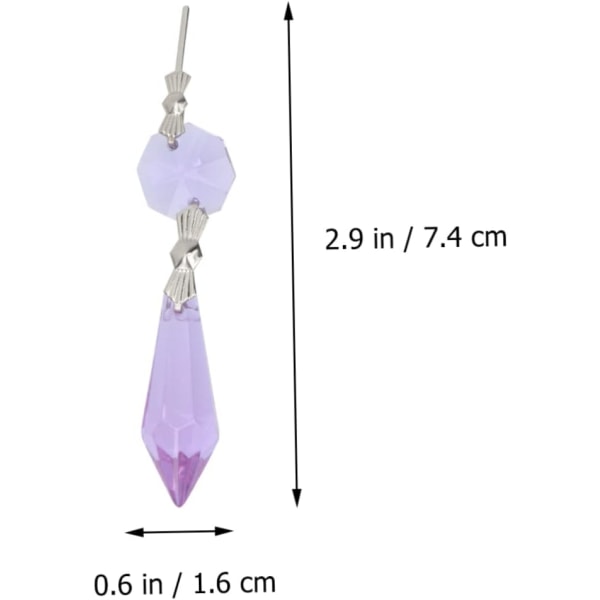 3-pack smyckenstillverkning pärla droppvis kristallkrona kristallkrona prisma kristallkrona pärlor kristall tak hänge