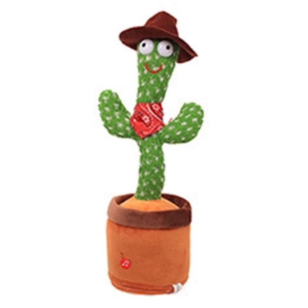 Sjungande och dansande kaktus med 120 låtar Red guitar