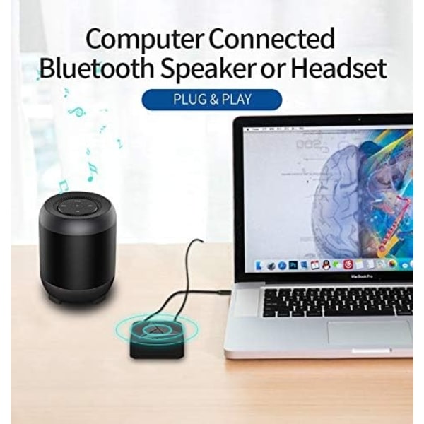 Bluetooth adapter för ljudströmning RCA AUX adapter