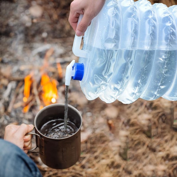 Vattendunk Plastdunk Vattentank Behållare Hopfällbar 1-Pack