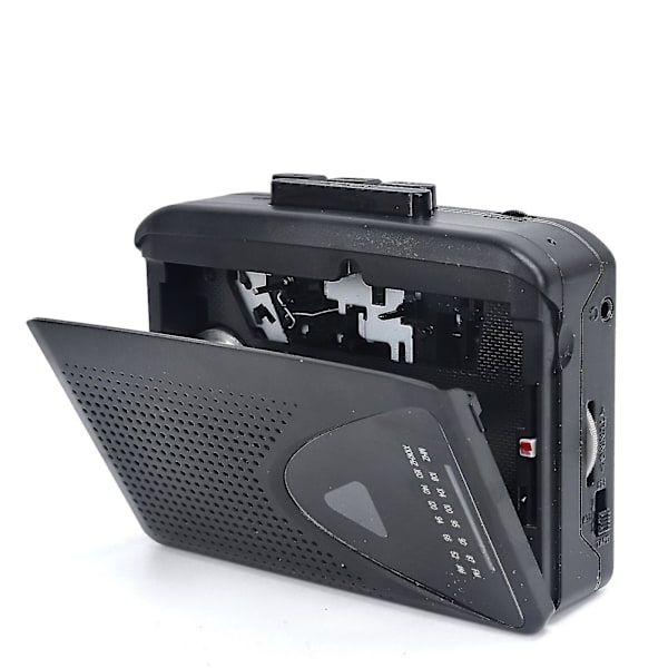 Kasettisolmi Walkman Kasettisolmi Kannettava Kaiutin Useita Virtalähteitä AMFM-Radio black