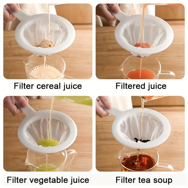 Fintmasket si-sæt til sojamælk, kaffe og yoghurt - 3 størrelser 3pcs