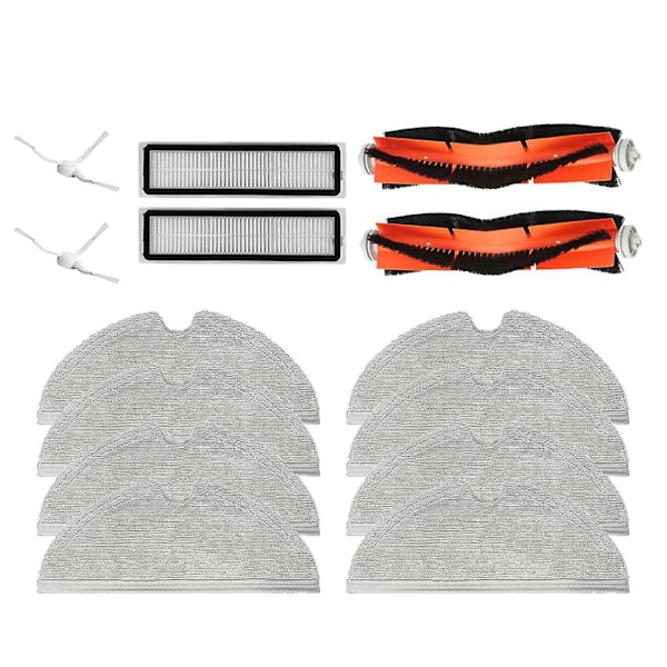 14-pack Dream D9 / Bot L10 Pro L10 Dammsugartillbehör Sidoborste/Filter/Våt och Torr Bumo