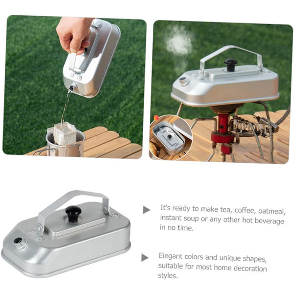 Ultralätt mini vattenkokare för utomhus backpacking resor SOLO bergsklättring vandring lätt camping 300ML enkel vattenkokare