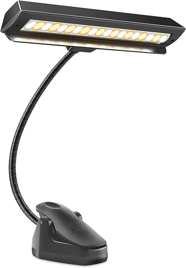 Clip-On Noderlampe med 19 LED'er og USB Genopladeligt Batteri[GPA]
