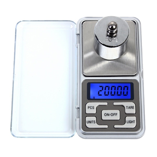 Digital fickvåg i fickformat 0.01 - 500g Svart
