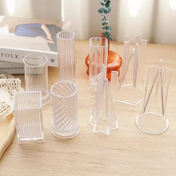 Lysformer Lys Stearinlys DIY Støbeforme i Silikonform bord lampe