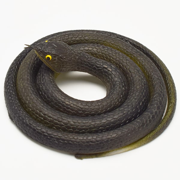 80cm Tricky Toy Realistiske falske slanger Gummi Hagedekorasjon Spøk Pr