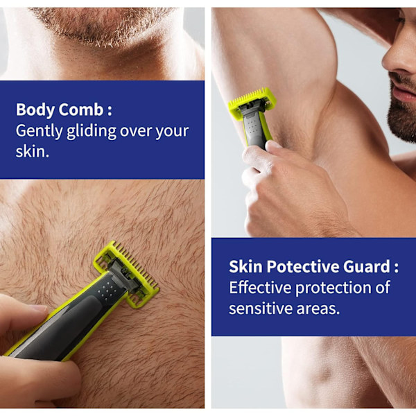 Philips OneBlade -parranajauksen leikkuukammien 6-pakkaus