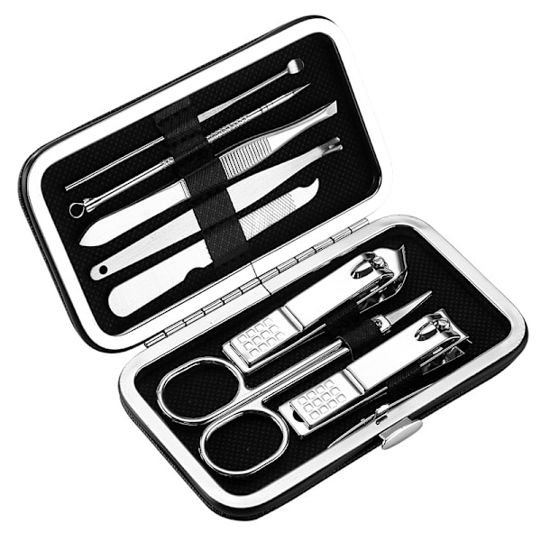 Manikyyrisetti Kynsien Hoitosarja 8-in-1, Manikyyri Pedikyyri Set Mies