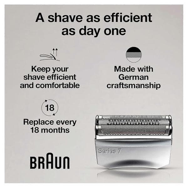 Braun Series 7 70S Erstatningskassett for barberhode, sølv