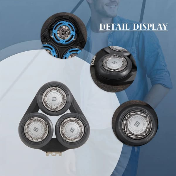 Erstatningshoved til Philips Series 5000 barbermaskine DE