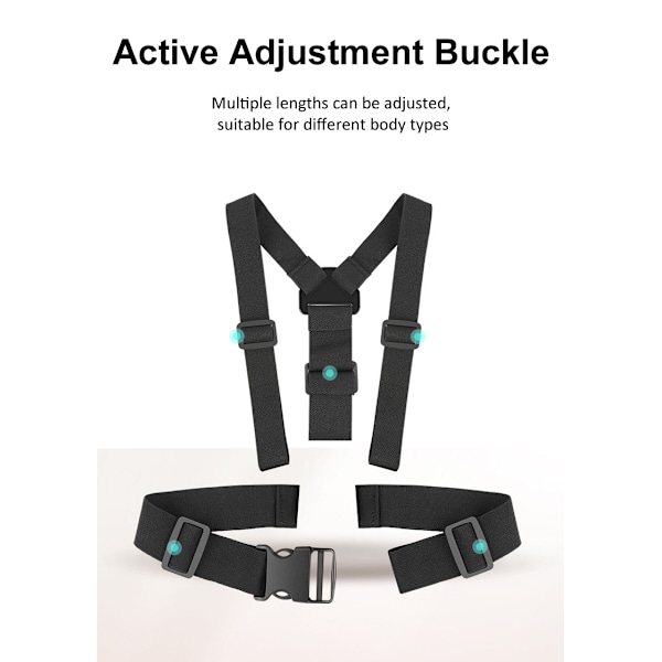Brystmonteringsseleholder for Gopro Mobiltelefon A
