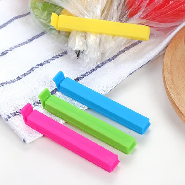 Campingklipssett 9 stk - Vindtette Håndkleklips og Matforseglingsklips 9pcs Multicolor