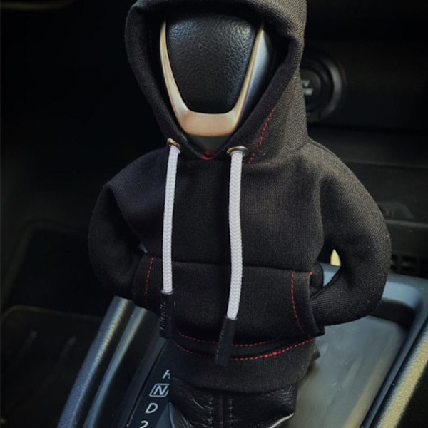 Växelspakshuva Hoodie Sweatshirt SVART black